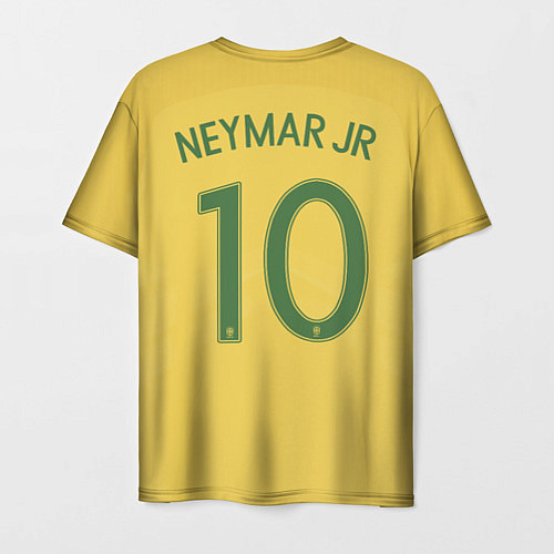 Мужская футболка Сборная Бразилии: Неймар ЧМ-2018 / 3D-принт – фото 2