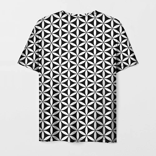 Мужская футболка Цветок Жизни / 3D-принт – фото 2