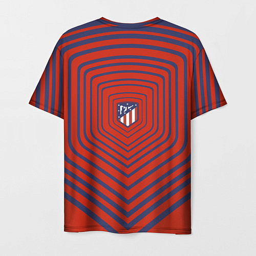 Мужская футболка Atletico Madrid: Red Original / 3D-принт – фото 2