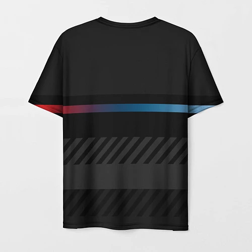 Мужская футболка BMW: Brand Lines / 3D-принт – фото 2