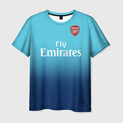 Футболка мужская Arsenal FC: Blue Away 17/18, цвет: 3D-принт