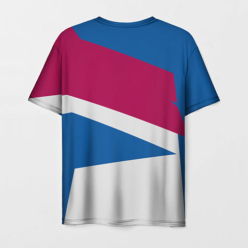 Мужская футболка FC Barcelona: Sport Geometry / 3D-принт – фото 2