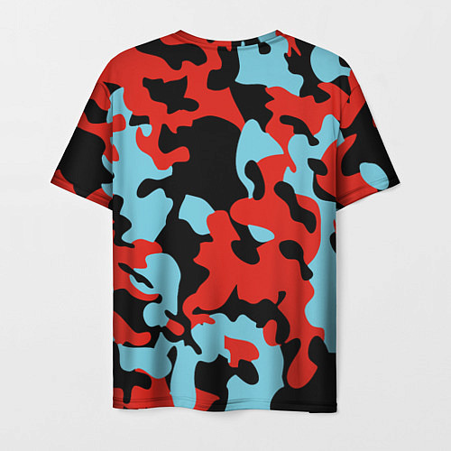 Мужская футболка TOP: Military Brand Colors / 3D-принт – фото 2