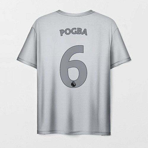 Мужская футболка Man UTD FC: Pogba Away 17/18 / 3D-принт – фото 2