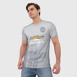 Футболка мужская Man UTD FC: Pogba Away 17/18, цвет: 3D-принт — фото 2