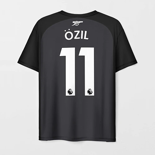 Мужская футболка Ozil away 17-18 / 3D-принт – фото 2