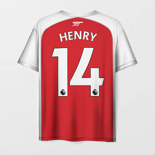 Мужская футболка FC Arsenal: Henry Home 17/18 / 3D-принт – фото 2