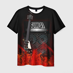 Футболка мужская Sum 41: Punk Rock цвета 3D-принт — фото 1