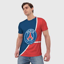 Футболка мужская FC PSG: France, цвет: 3D-принт — фото 2