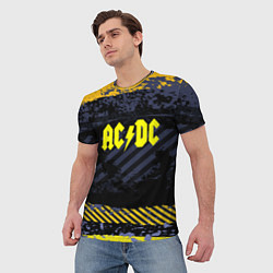 Футболка мужская AC/DC: Danger Style, цвет: 3D-принт — фото 2