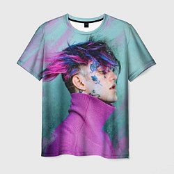 Футболка мужская Lil Peep: Neon Style, цвет: 3D-принт