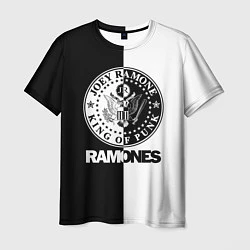 Футболка мужская Ramones B&W, цвет: 3D-принт