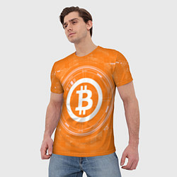 Футболка мужская Bitcoin Tech, цвет: 3D-принт — фото 2