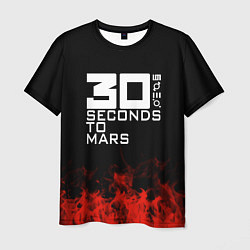 Футболка мужская 30 Seconds to Mars: Red Flame, цвет: 3D-принт