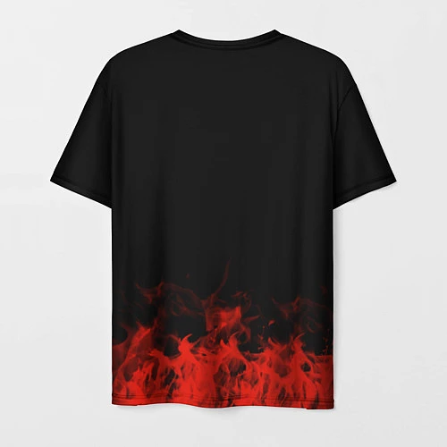 Мужская футболка The Offspring: Red Flame / 3D-принт – фото 2