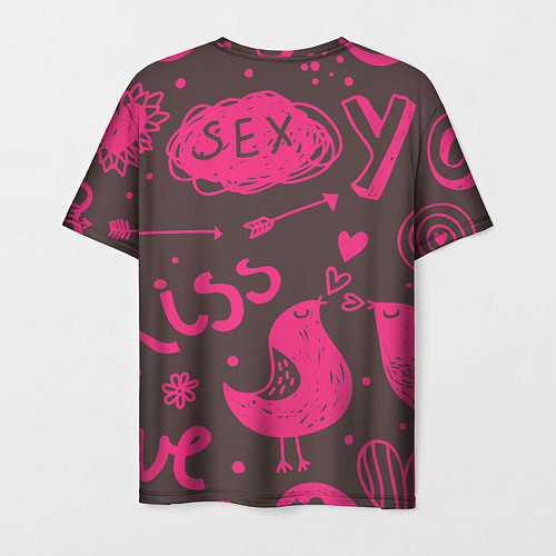 Мужская футболка Sexy Issure / 3D-принт – фото 2