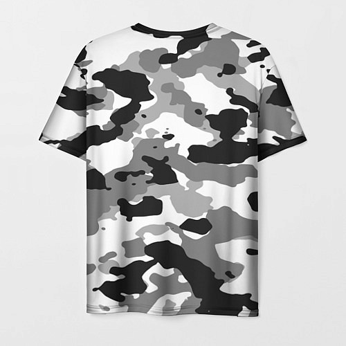 Мужская футболка FC Juventus: Camouflage / 3D-принт – фото 2