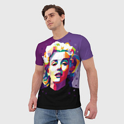 Футболка мужская Marilyn Monroe, цвет: 3D-принт — фото 2