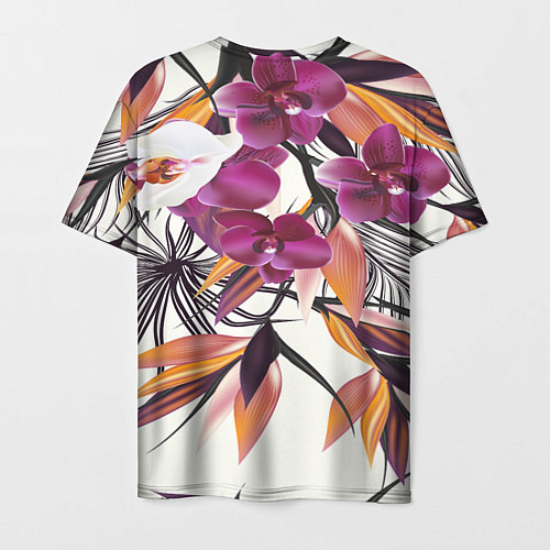 Мужская футболка Fashion Flowers / 3D-принт – фото 2