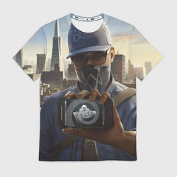 Футболка мужская Watch Dogs Man, цвет: 3D-принт