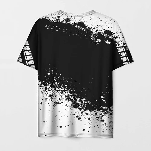 Мужская футболка Daewoo: Black Spray / 3D-принт – фото 2