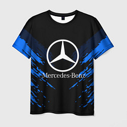 Футболка мужская Mercedes-Benz: Blue Anger, цвет: 3D-принт