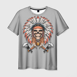 Футболка мужская Indian Skull, цвет: 3D-принт