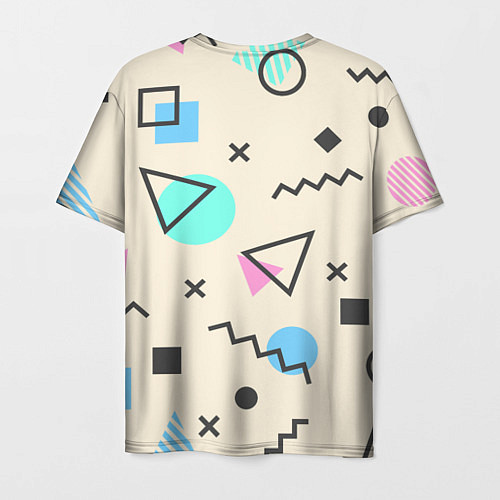 Мужская футболка Pikachu Geometry / 3D-принт – фото 2
