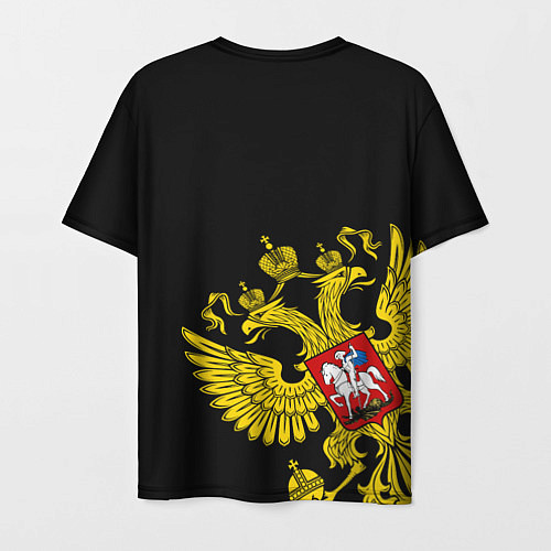 Мужская футболка Флаг и Герб России / 3D-принт – фото 2