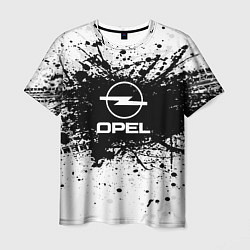 Футболка мужская Opel: Black Spray, цвет: 3D-принт