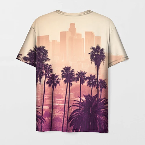 Мужская футболка Los Angeles / 3D-принт – фото 2