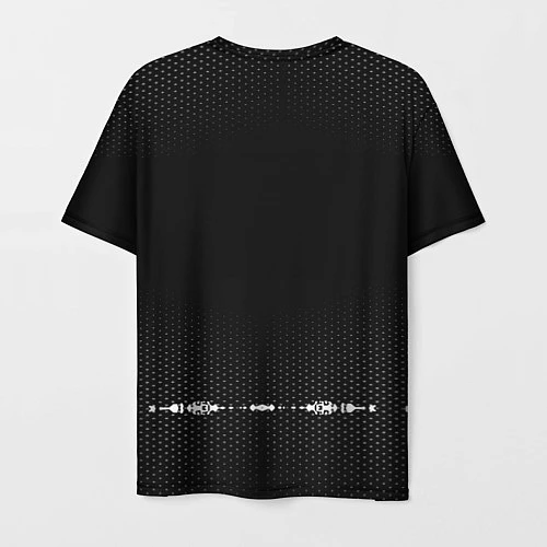 Мужская футболка Volkswagen: Black Abstract / 3D-принт – фото 2