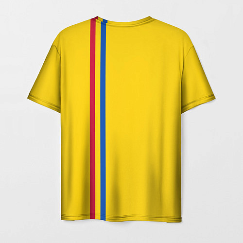 Мужская футболка Молдавия: лента с гербом / 3D-принт – фото 2