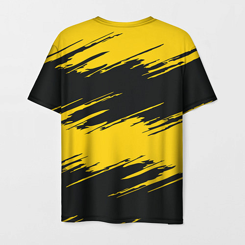 Мужская футболка BVB 09: Yellow Breaks / 3D-принт – фото 2