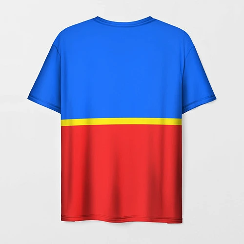 Мужская футболка Барнаул: Россия / 3D-принт – фото 2