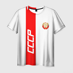Футболка мужская СССР: White Collection, цвет: 3D-принт