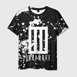 Футболка мужская Paramore: Black & White, цвет: 3D-принт