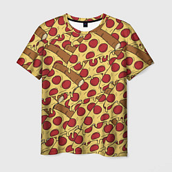 Футболка мужская Любитель пиццы, цвет: 3D-принт