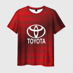 Футболка мужская Toyota: Red Carbon, цвет: 3D-принт