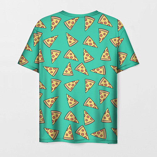 Мужская футболка Стиль пиццы / 3D-принт – фото 2