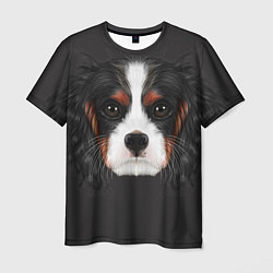 Футболка мужская Cavalier King Charles, цвет: 3D-принт