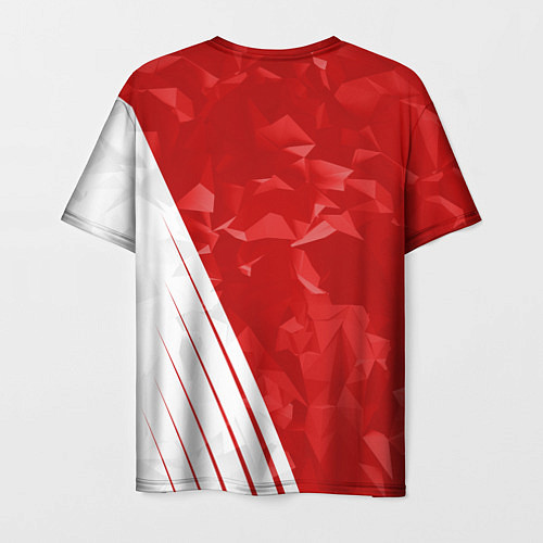 Мужская футболка Eat Sleep JDM: Red Poly / 3D-принт – фото 2