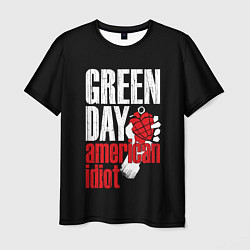 Футболка мужская Green Day: American Idiot цвета 3D-принт — фото 1