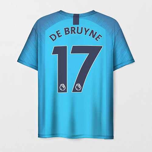 Мужская футболка FC Man City: De Bruyne Home 18-19 / 3D-принт – фото 2