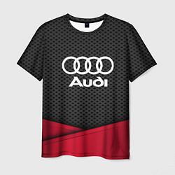 Футболка мужская Audi: Grey Carbon, цвет: 3D-принт