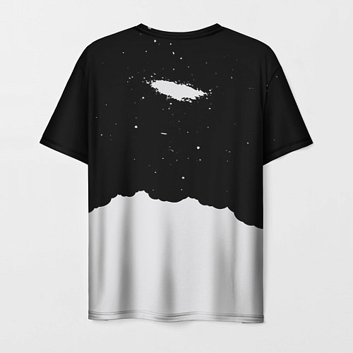 Мужская футболка Космический дым / 3D-принт – фото 2