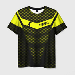 Мужская футболка CS:GO Yellow Carbon