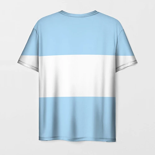 Мужская футболка Сборная Аргентины / 3D-принт – фото 2