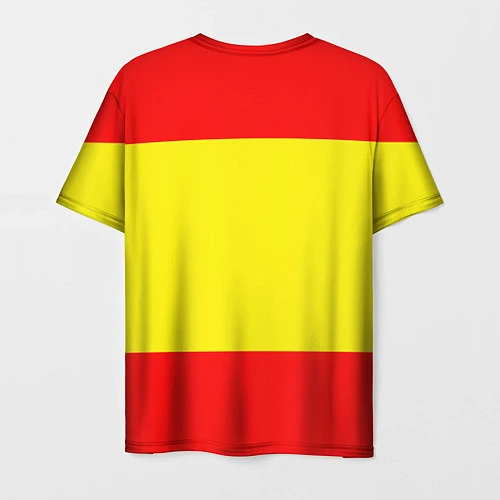Мужская футболка Сборная Испании / 3D-принт – фото 2