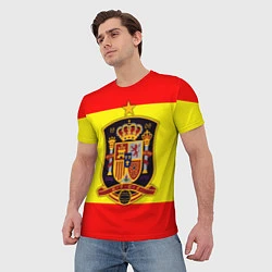 Футболка мужская Сборная Испании, цвет: 3D-принт — фото 2